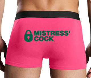 Mistress Owned Cock - Pink Boxer Brief