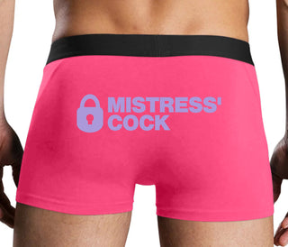 Mistress Owned Cock - Pink Boxer Brief