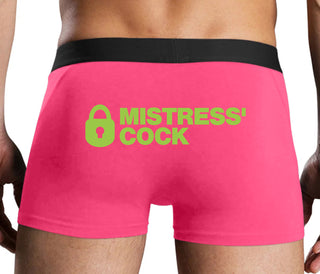 Mistress Owned Cock - Pink Boxer Brief
