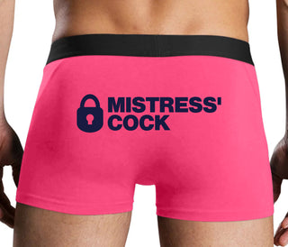 Mistress Owned Cock - Pink Boxer Brief