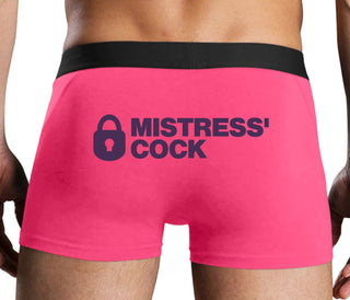 Mistress Owned Cock - Pink Boxer Brief
