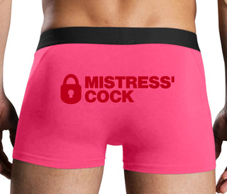 Mistress Owned Cock - Pink Boxer Brief