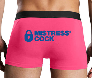 Mistress Owned Cock - Pink Boxer Brief