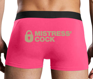 Mistress Owned Cock - Pink Boxer Brief
