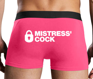 Mistress Owned Cock - Pink Boxer Brief