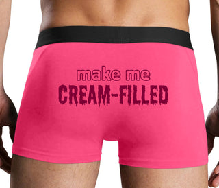 Make Me Cream Filled - Pink Boxer Brief