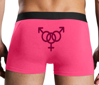 MMF Threesome - Pink Boxer Brief