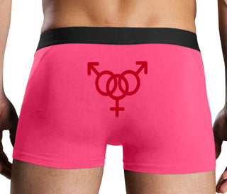 MMF Threesome - Pink Boxer Brief