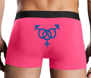 MMF Threesome - Pink Boxer Brief