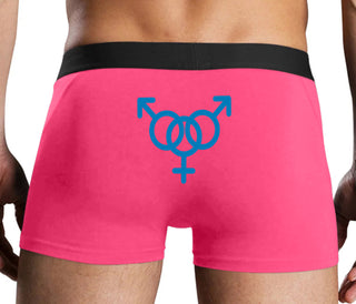 MMF Threesome - Pink Boxer Brief