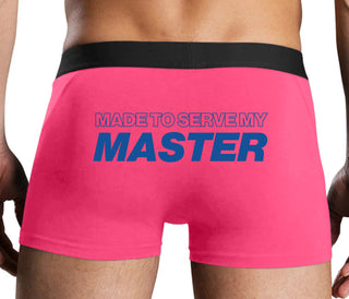 Made To Serve My Master - Pink Boxer Brief