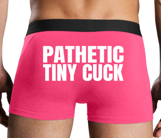 Pathetic Tiny Cuck - Pink Boxer Brief
