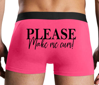 Please Make Me Cum - Pink Boxer Brief