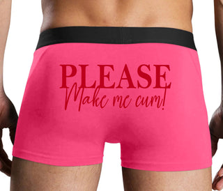 Please Make Me Cum - Pink Boxer Brief