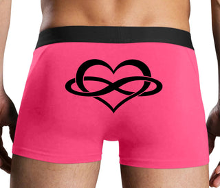 Polyamory Logo - Pink Boxer Brief