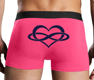 Polyamory Logo - Pink Boxer Brief