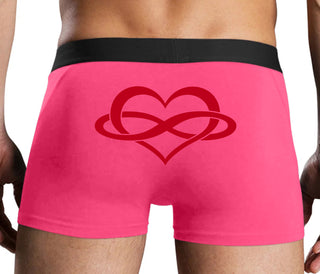 Polyamory Logo - Pink Boxer Brief