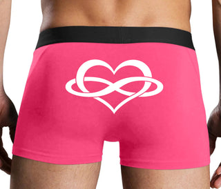 Polyamory Logo - Pink Boxer Brief
