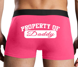 Property Of Daddy - Athletic Look - Pink Boxer Brief