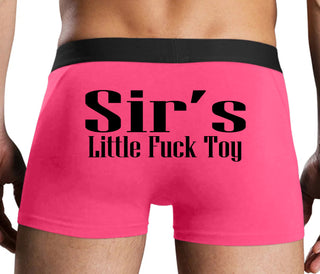 Sir's Little Fuck Toy - Pink Boxer Brief
