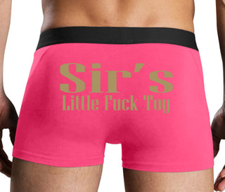 Sir's Little Fuck Toy - Pink Boxer Brief
