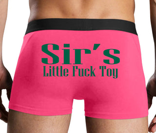 Sir's Little Fuck Toy - Pink Boxer Brief