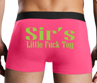 Sir's Little Fuck Toy - Pink Boxer Brief