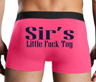 Sir's Little Fuck Toy - Pink Boxer Brief