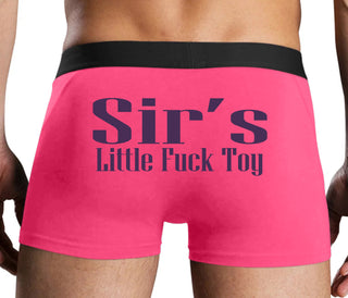 Sir's Little Fuck Toy - Pink Boxer Brief