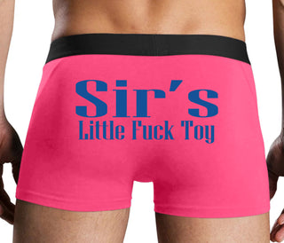 Sir's Little Fuck Toy - Pink Boxer Brief