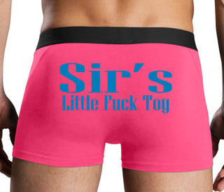 Sir's Little Fuck Toy - Pink Boxer Brief