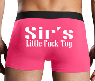 Sir's Little Fuck Toy - Pink Boxer Brief