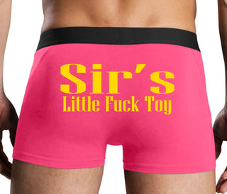 Sir's Little Fuck Toy - Pink Boxer Brief