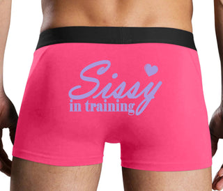 Sissy In Training - Pink Boxer Brief