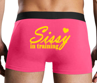 Sissy In Training - Pink Boxer Brief