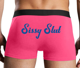 Sissy Slut - Pink Boxer Brief