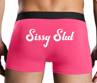 Sissy Slut - Pink Boxer Brief