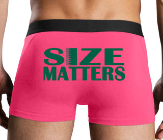 Size Matters - Pink Boxer Brief
