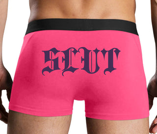 Slut - Goth Look - Pink Boxer Brief