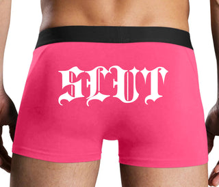 Slut - Goth Look - Pink Boxer Brief