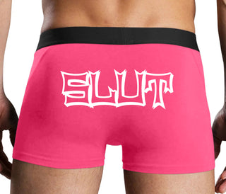 Slut - Pink Boxer Brief