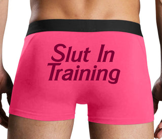Slut In Training - Pink Boxer Brief