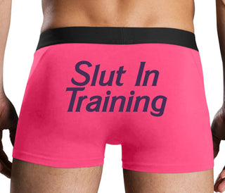 Slut In Training - Pink Boxer Brief