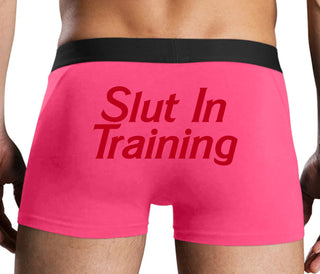 Slut In Training - Pink Boxer Brief