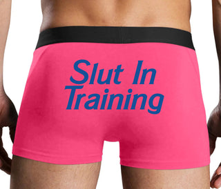 Slut In Training - Pink Boxer Brief
