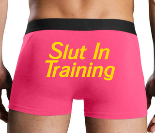 Slut In Training - Pink Boxer Brief