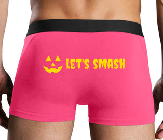 Let's Smash Pumpkins - Pink Boxer Brief