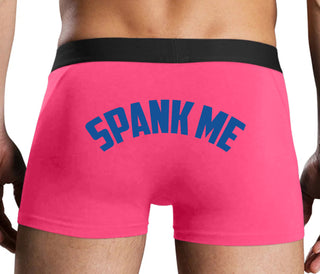 Spank Me - Bold Design - Pink Boxer Brief