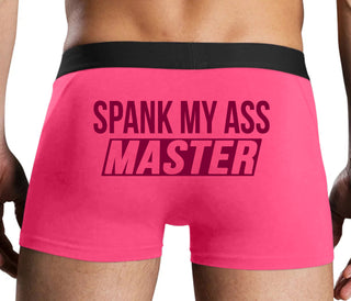 Spank My Ass Master - Pink Boxer Brief