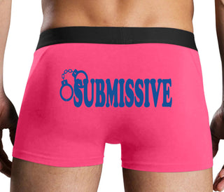 Submissive - Cuff Logo - Pink Boxer Brief